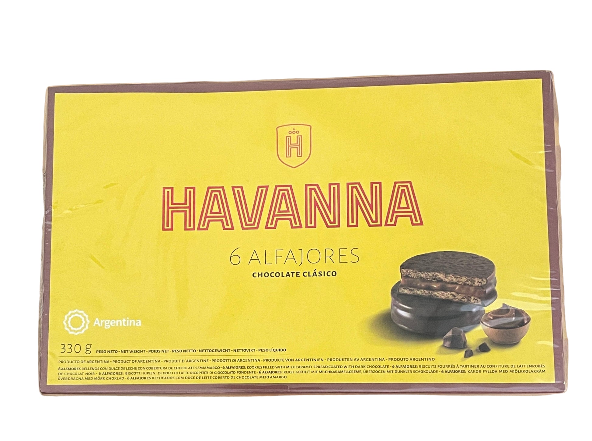 Alfajores de Chocolate Habana - Paquete de 6