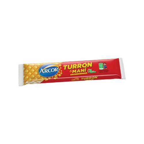 Arcor Turrón y Maní – Paquete de 10 (250 g)