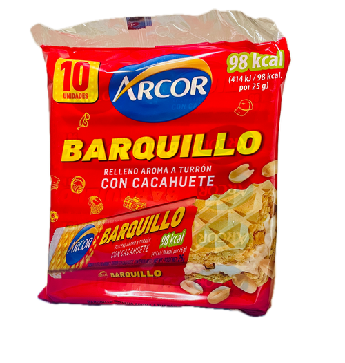 Arcor Turrón y Maní – Paquete de 10 (250 g)