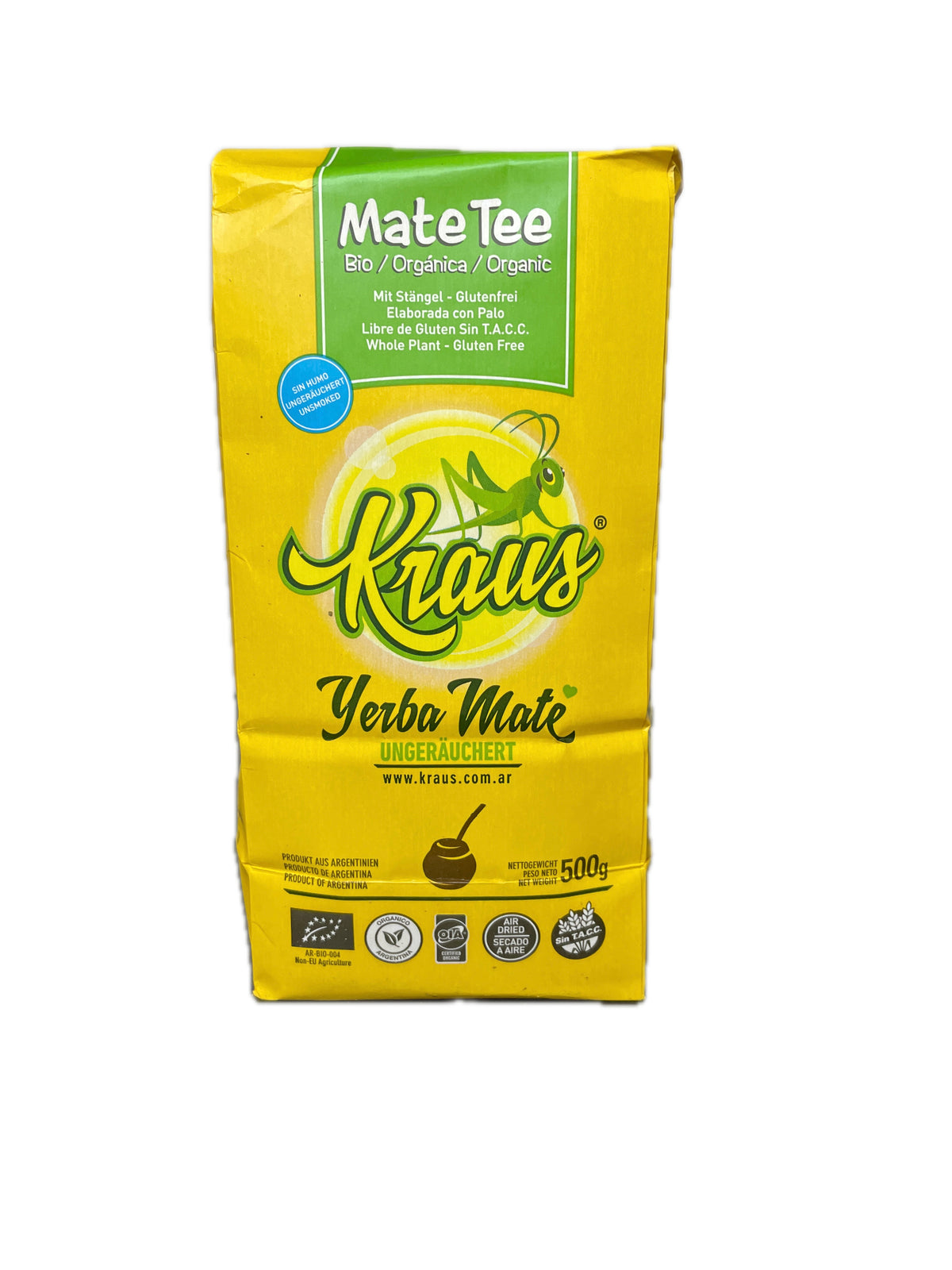 paquete yerba mate organica , Argentina