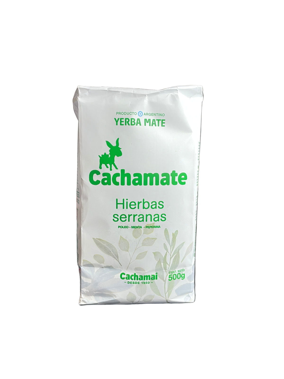 yerba mate argentina con hierbas serranas, poleo,mente y peperina
