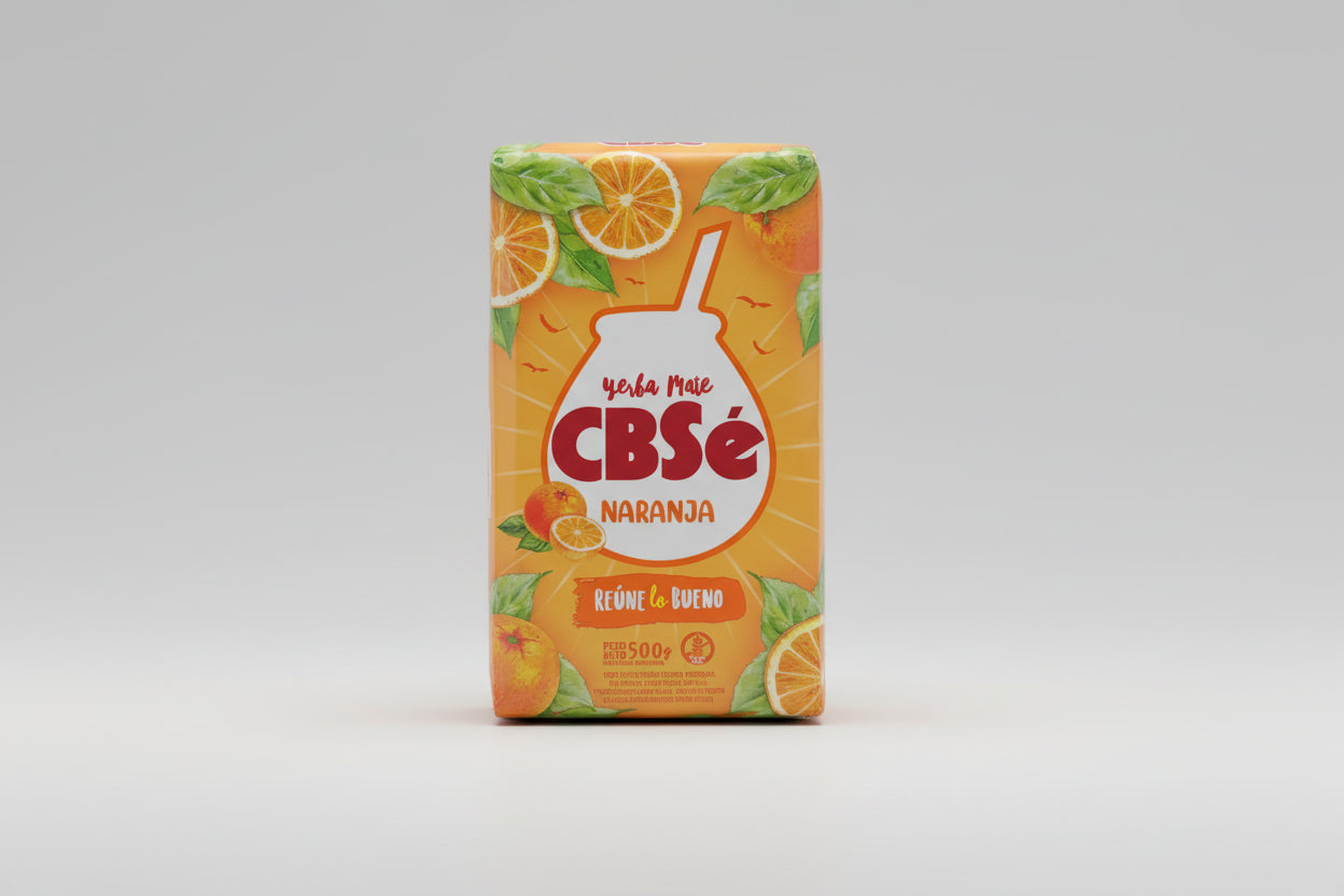 yeerba mate con naranja
